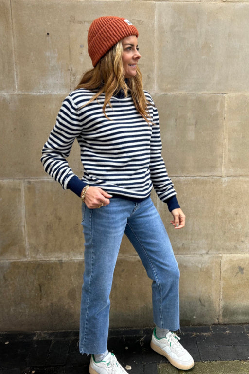 Roll Neck Striped